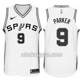 San Antonio Spurs Tony Parker 9 Nike 2017-18 Valkoinen Pelipaidat Swingman - Miesten